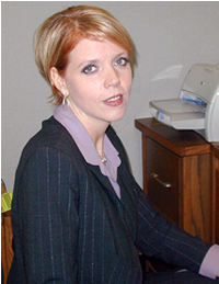 Woman at desk