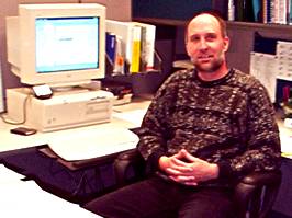 Man at desk