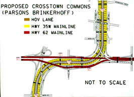 Map of proposed Hwy 62 plans