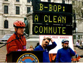 3 bicyclists on Capitol grounds