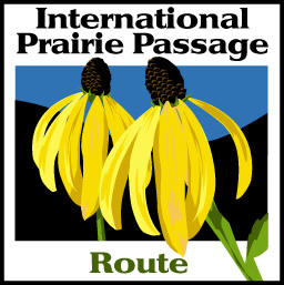 Prairie Passage Route sign