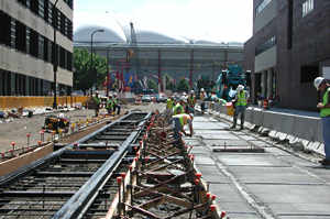 LRT tracks