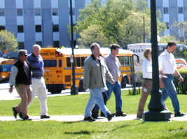 People walking