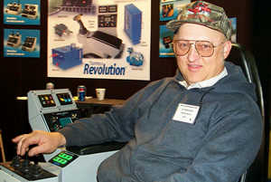 Man sitting at desk