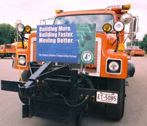 Orange truck