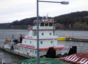 Tow boat, barges