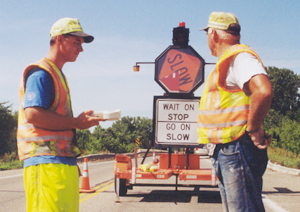 2 highway workers