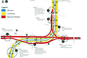 Crosstown map