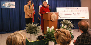 Photo of Governor Pawlenty and Lieutenant Governor Molnau