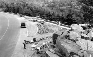 Aerial view of Taylors Falls 