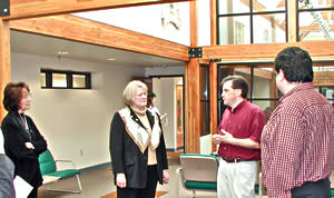 Linda Aitkin and Lt. Gov./CommCarol Molnau