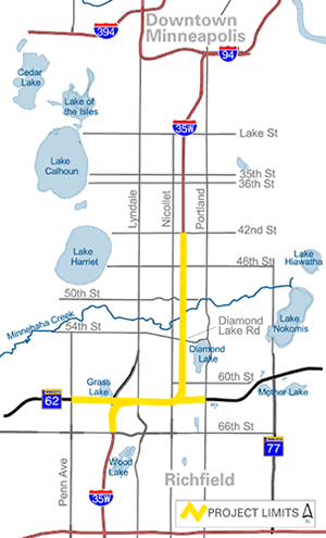 Crosstown map