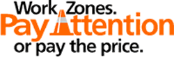 Work zone safety logo