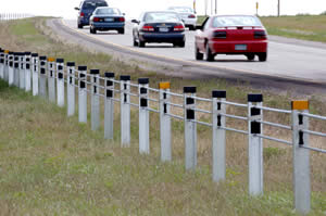 Cable median barrier