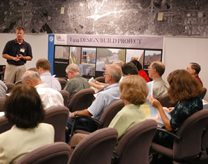 Man presenting to audience