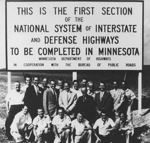 50th anniversary logo for interstate system