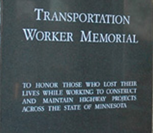 Worker Memorial plaque