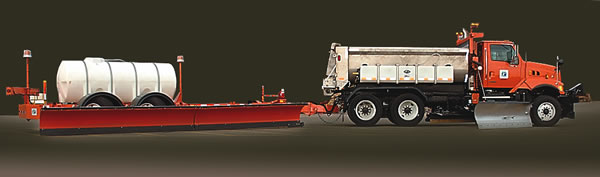 Tow plow truck