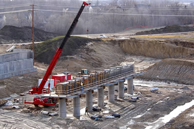 Hwy 212 construction site