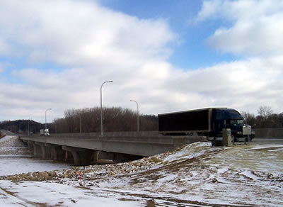 Hwy 169 bridge in Le Sueur