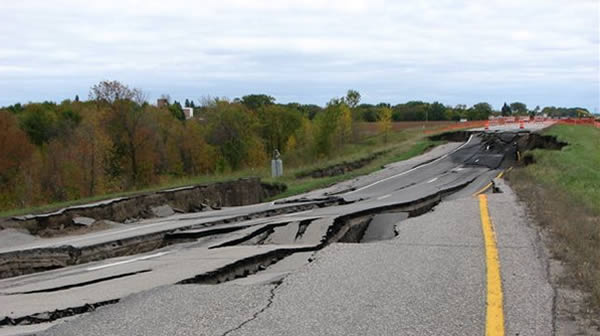 Buckled Hwy 2