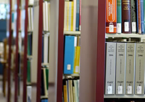 Library stacks