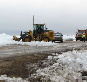 ice jam