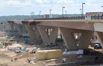 Hwy 52 Lafayette Bridge construction