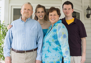 Nancy Bennett and her family.