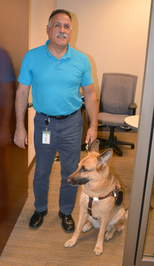 Photo of Ken Rogers and his dog Havana
