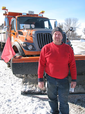 Todd Meyer and snowplow