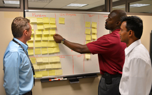 Paul Weinberger, Garland Jackson and Sayeed Rahman discuss the SharePoint program.