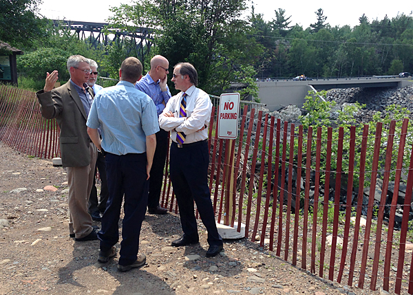 Commissioner Zelle visits District 1