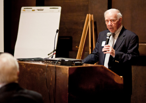 James Oberstar speaking at Future Freight Scenario planning workshop