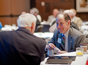 James Oberstar speaking with Charlie Zelle