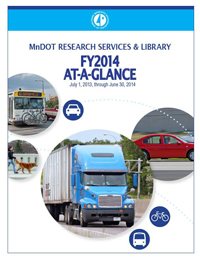 Graphic of cover of Research Services and Library's 2014 summary.