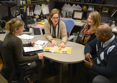 Photo of Deb Ledvina and her staff in the Ombudsman's Office.