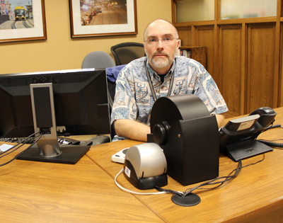 Photo of Jim Byerly in the MnDOT Library