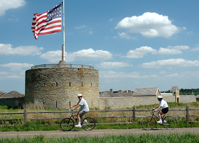 Photo of two bike riders.