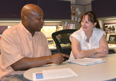 Photo of Ashanti Payne and Maria Conley.