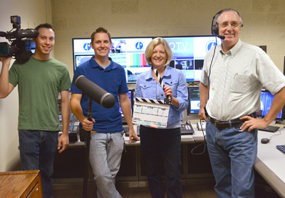 Photo of Clay Ebeling, Joel Wenz, Carol Hennekens and Gary Andrist.