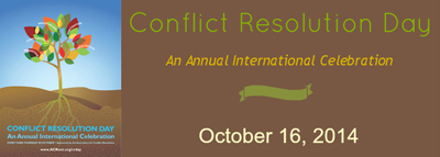 Graphic for Conflict Resolution Day.