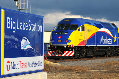 Photo of Northstar line train.