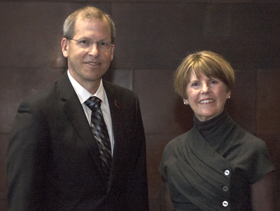 Photo of Tim Henkel and Laurie McGinnis.
