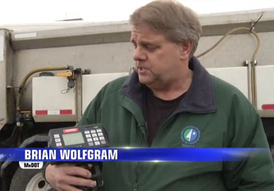 Brian Wolfgram interviews with TV reporter