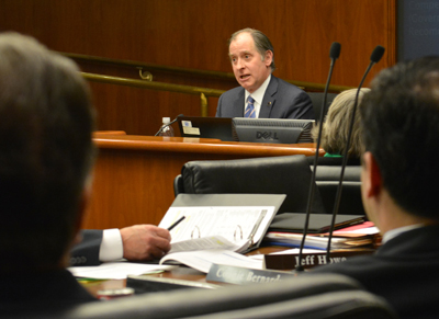 Commissioner Zelle testifies before legislative committee