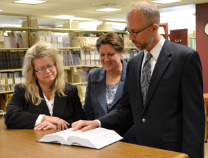 Photo of Jennifer Witt, Laura Nehl-Trueman and Erik Rudeen.