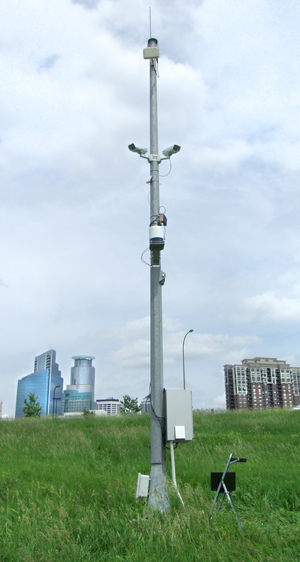 Photo of a radar system on I-94.