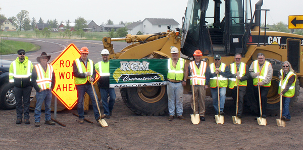 Photo of Hwy 70 ground breaking ceremony.