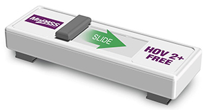 Photo of MnPASS switchable tag.